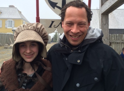Lawrence Hill with his daughter, Beatrice. Photo courtesy of Lawrence Hill